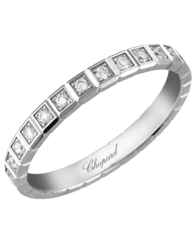 Chopard Chopard Ice Cube 18K White Gold and Diamond Women's Ring 827702-1289 1