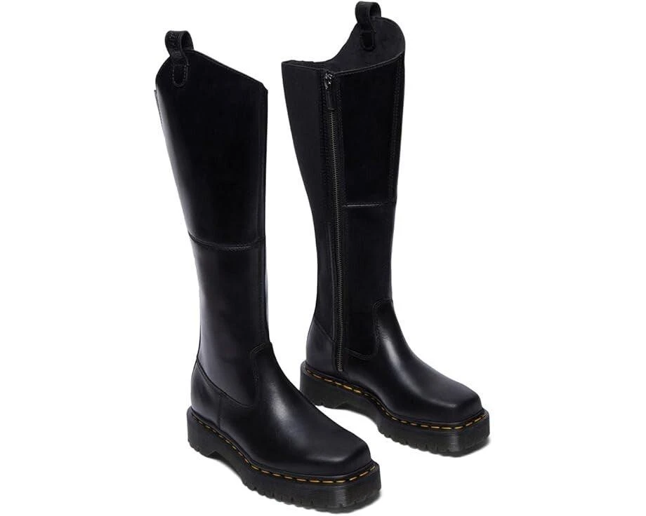 Dr. Martens Amaayah Hi LZC3595 Boots Women's US 5 Black Leather Side Zip ZOGG3 1