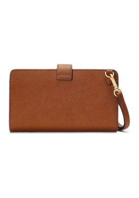 Ralph Lauren Ralph Lauren Crosshatch Leather Tech Wristlet 2