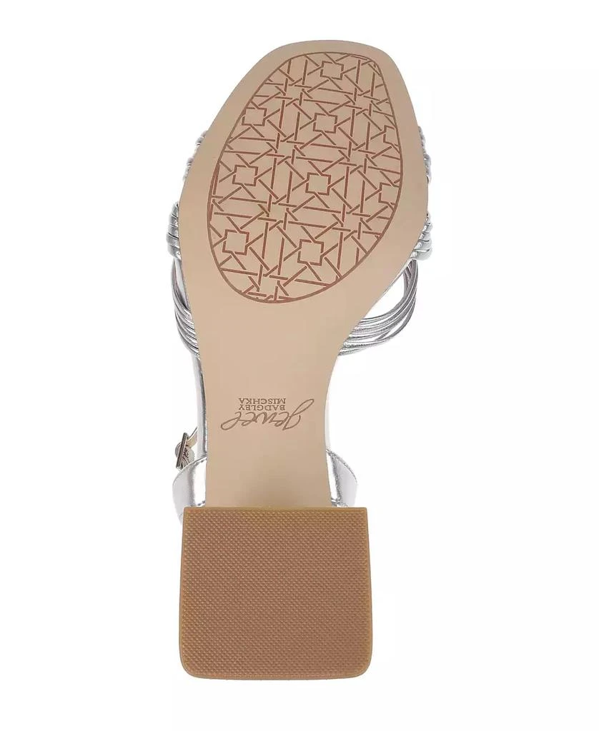 Badgley Mischka Women's Michelle Evening Block Heel Sandals 5