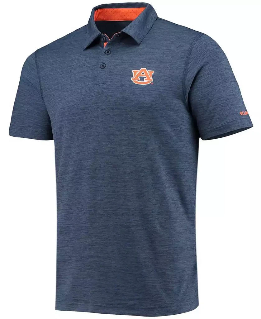 Columbia Men's Navy Auburn Tigers Tech Trail Omni-Shade Polo Shirt 2
