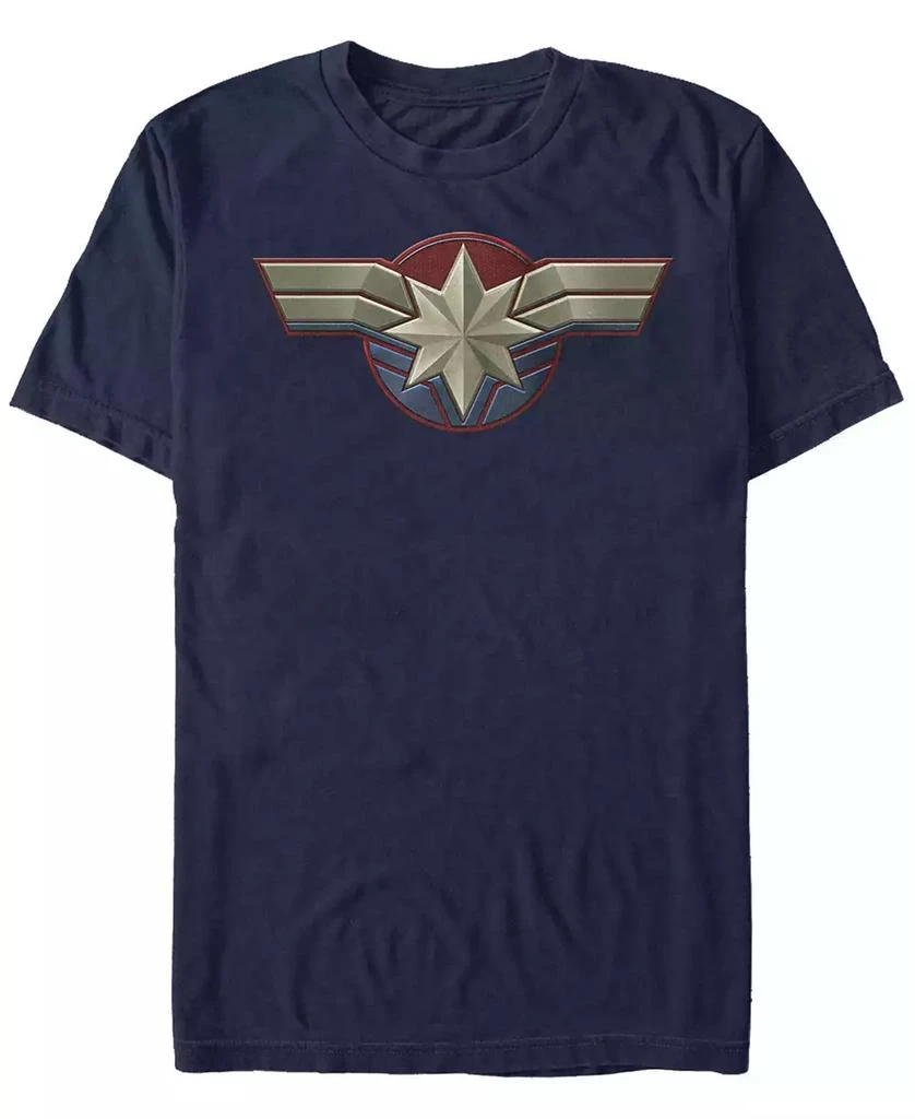 Marvel Captain Marvel Men's Uniform Costume Short Sleeve T-Shirt 1