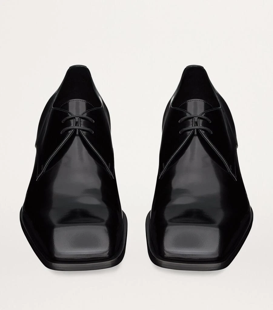 Yves Saint Laurent Leather Jean Derby Shoes 4