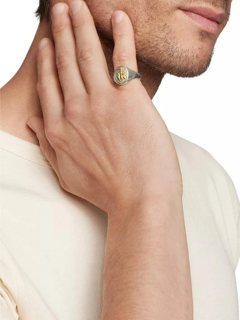 David Yurman Petrvs Bee Pinky Ring in Sterling Silver 3