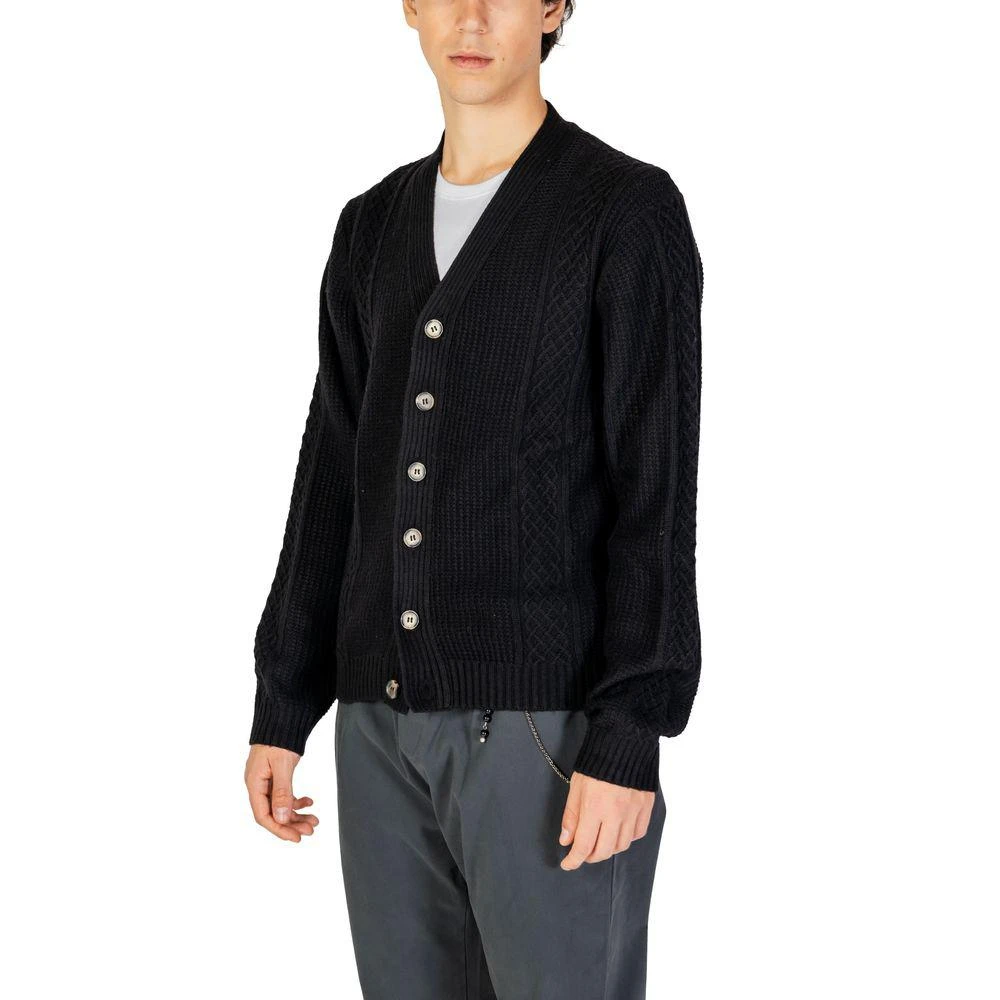 HAMAKI-HO Hamaki-Ho Black Polyester Cardigan 3