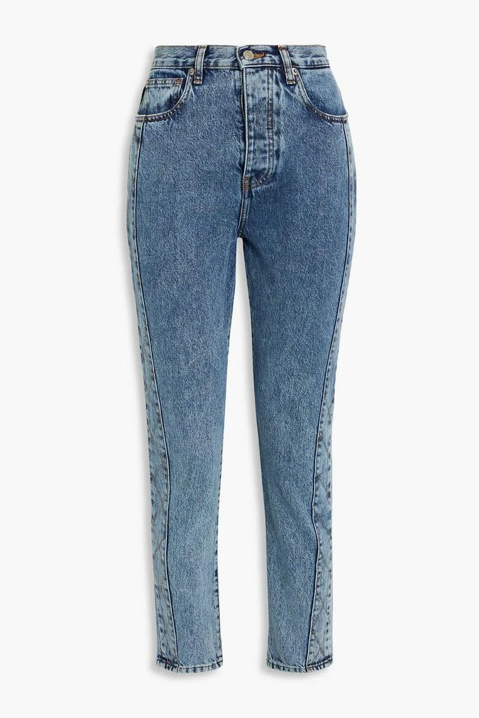 IRO Gismond acid washed high-rise straight-leg jeans 1