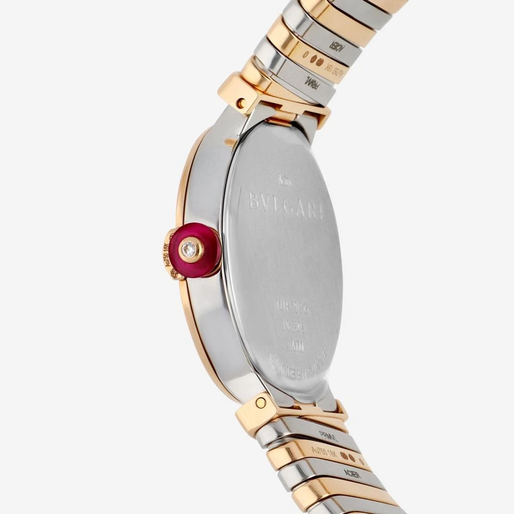 BVLGARI Bulgari Lucea Stainless Steel & 18K Rose Gold Quartz Ladies Watch 102952 3