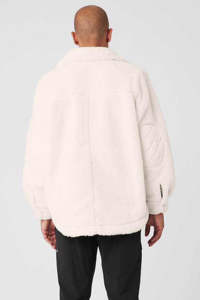 Alo Sherpa Edge Shacket - Ivory