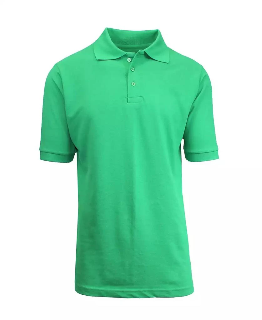Galaxy By Harvic Men's Short Sleeve Pique Polo Shirts 9