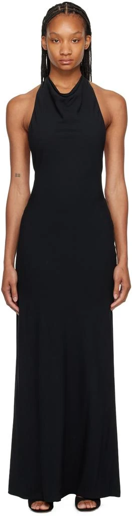 Staud Black Giuseppe Maxi Dress 1