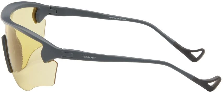 District Vision Gray & Yellow 'Junya' Racer Sunglasses 3