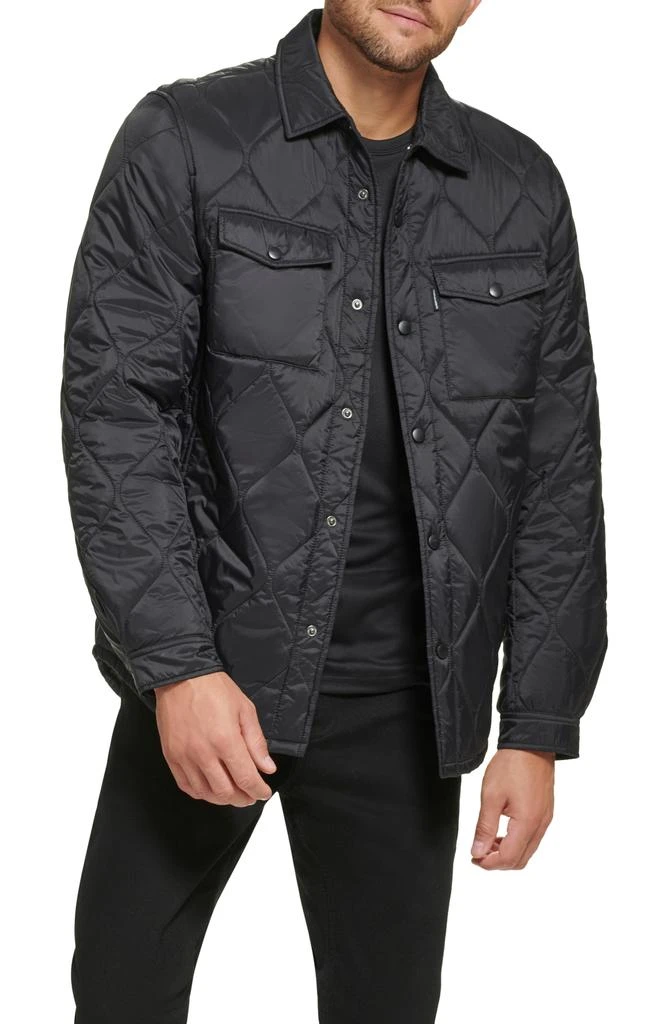 Calvin Klein Water Resistant Quilted Shirt Jacket 1