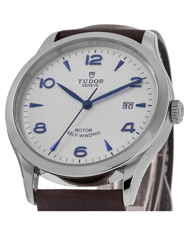 Tudor Tudor 1926 41mm Automatic White Dial Brown Leather Strap Men's Watch M91650-0010 2
