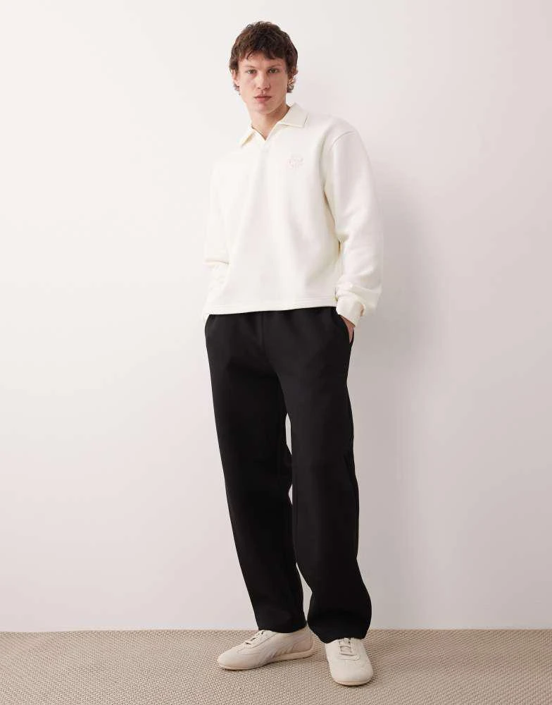 ASOS ASOS DESIGN balloon jogger in black 2