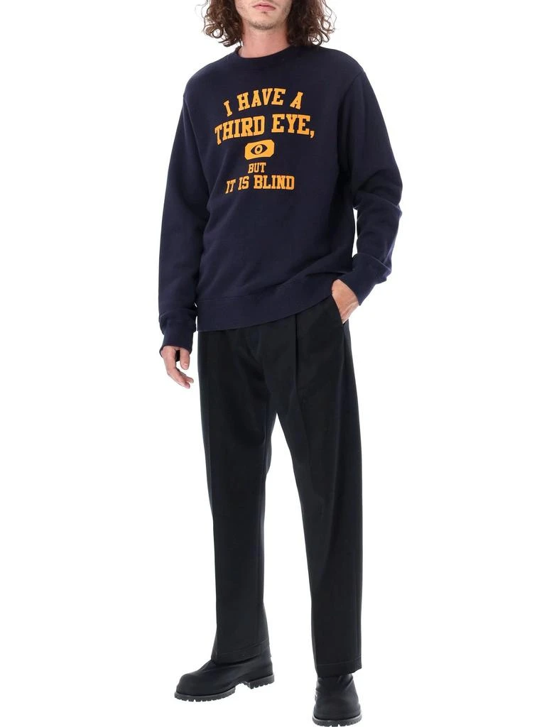 UNDERCOVER Undercover Slogan Printed Crewneck Sweatshirt 4