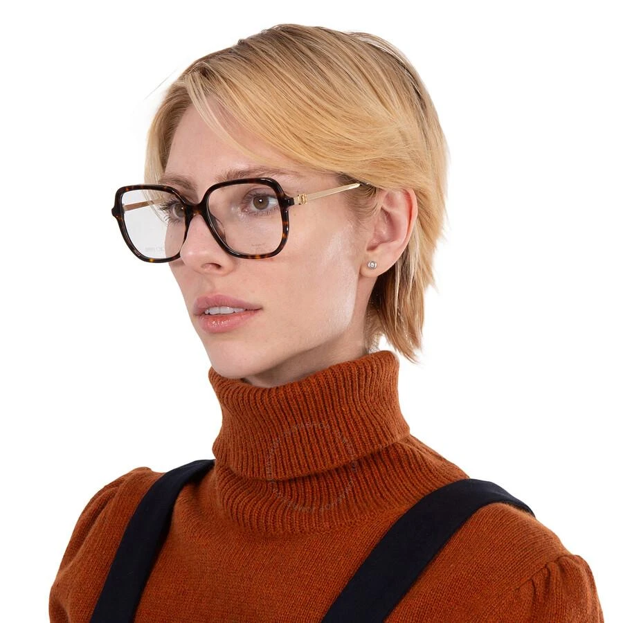 Jimmy Choo Demo Rectangular Ladies Eyeglasses JC268/G 0086 52 2