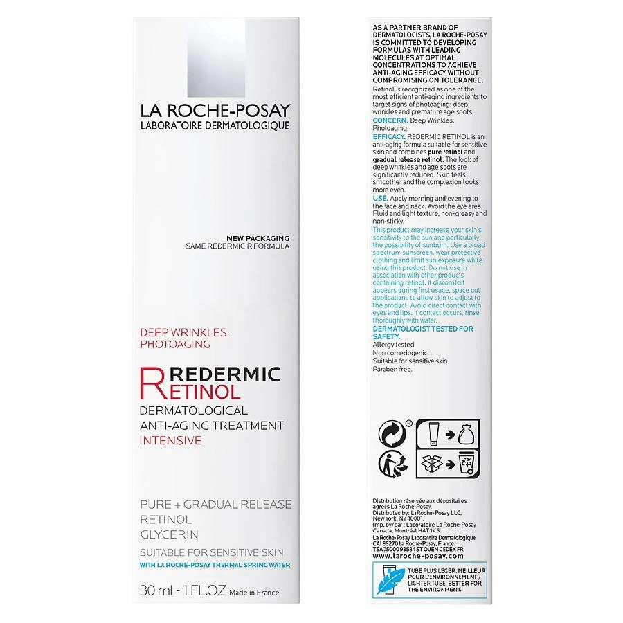 La Roche Posay Redermic R Anti Aging Retinol Face Cream Serum Visibly Reduces Wrinkles 2