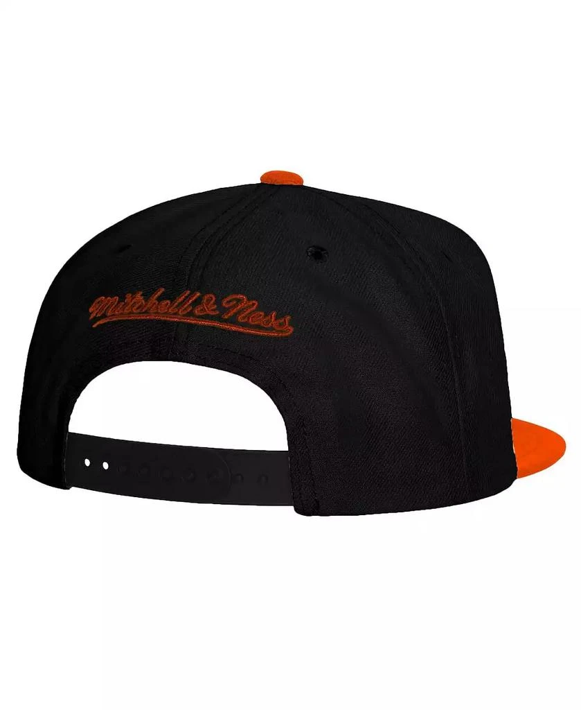 Mitchell & Ness Men's Black/Orange Oregon State Beavers 2-Tone 2.0 Snapback Hat 2