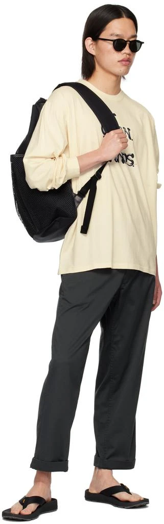 Nanamica Beige 'OOAL' Long Sleeve T-Shirt 4