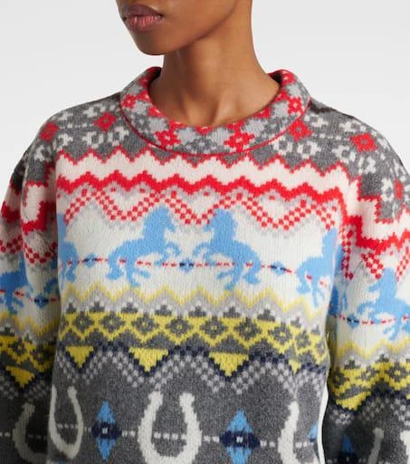 Stella McCartney Fair Isle intarsia wool sweater 5