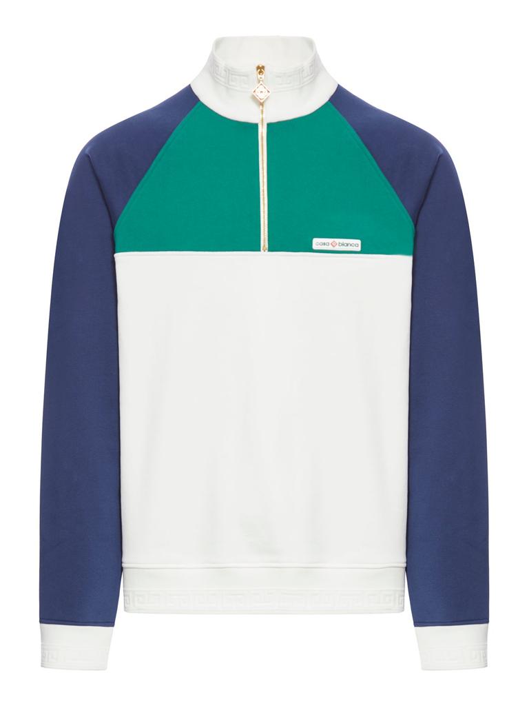 【関税込み】Casablanca グレー Greek Temple フーディ Casablanca: Gray Greek Temple Hoodie | SSENSE