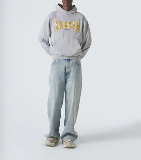 Balenciaga Cotton jersey hoodie 2