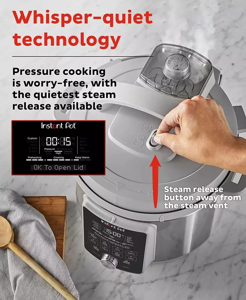 Instant pot Duo Plus 8 Qt. Multi-Use Pressure Cooker with Whisper-Quiet Steam Release 3