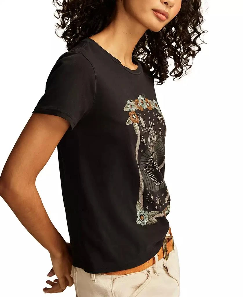 Lucky Brand Women's Sacred Heart Classic Graphic Print T-Shirt 3
