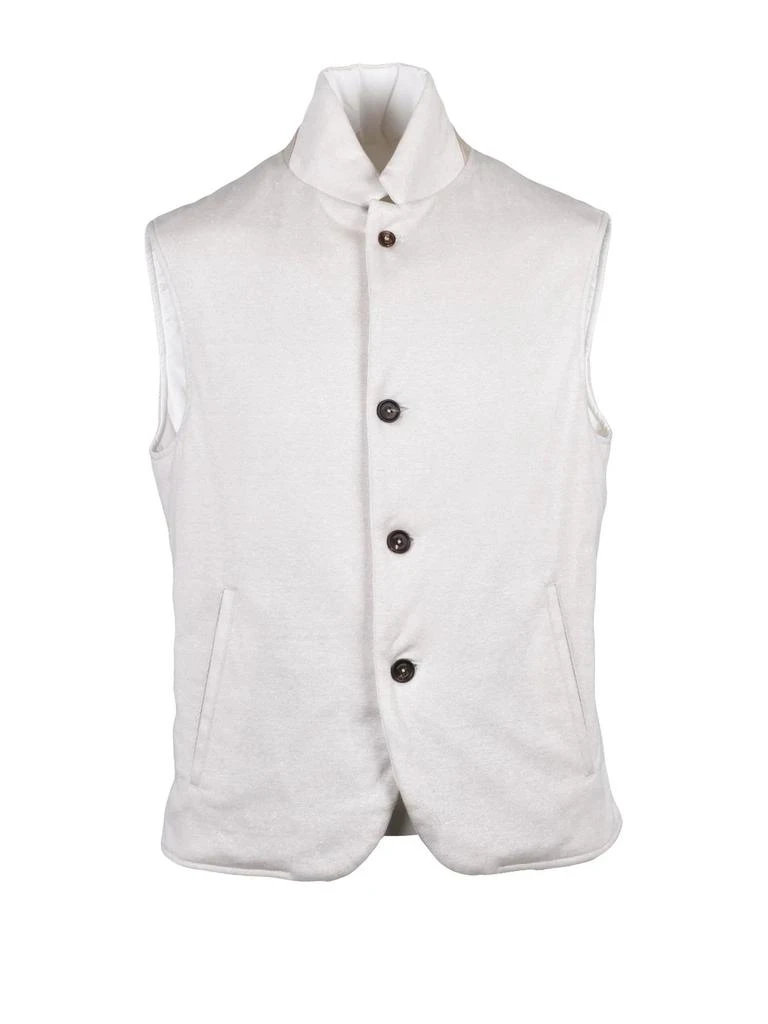 ELEVENTY Beige Centogrammi Reversible Vest
