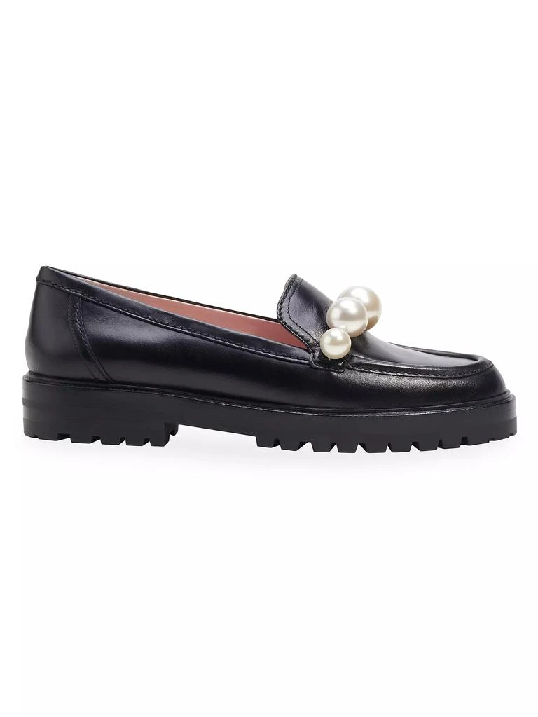 Kate Spade Posh Faux-Pearl Leather Loafers 1