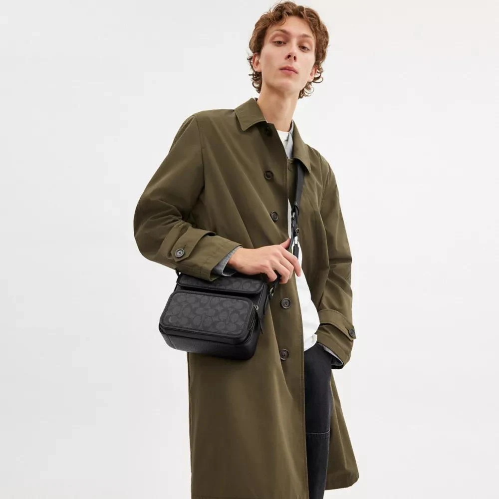 Coach Sullivan Flap Crossbody Bag In Signature Canvas 2