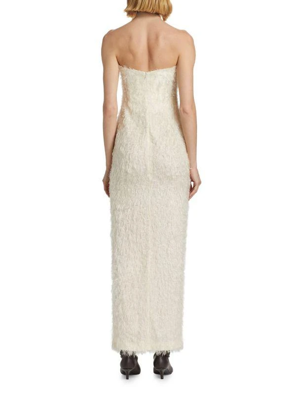 Totême Strapless Fil Coupé Dress 2