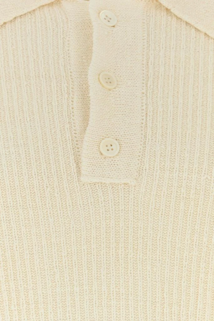 Le Kasha Cream linen Napoli polo shirt 2