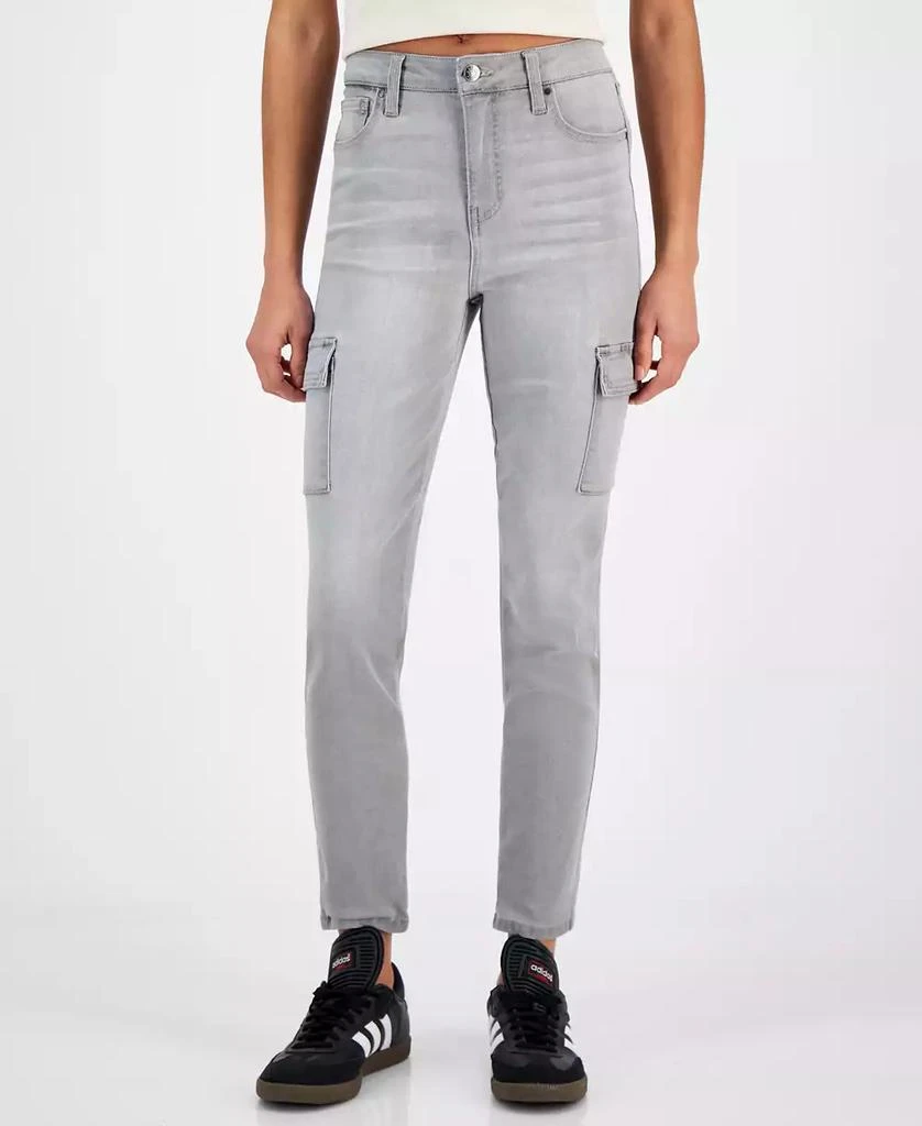 Celebrity Pink Juniors' Mid-Rise Cargo Skinny Jeans 3