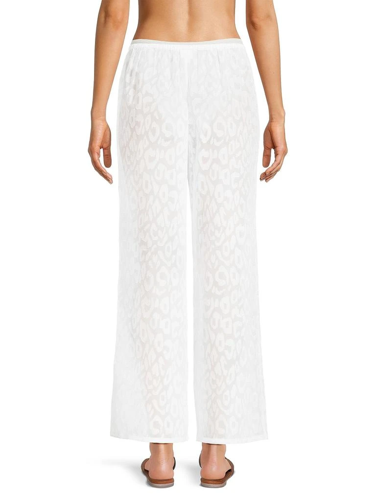 Milly Leopard Jacquard Track Pants 2