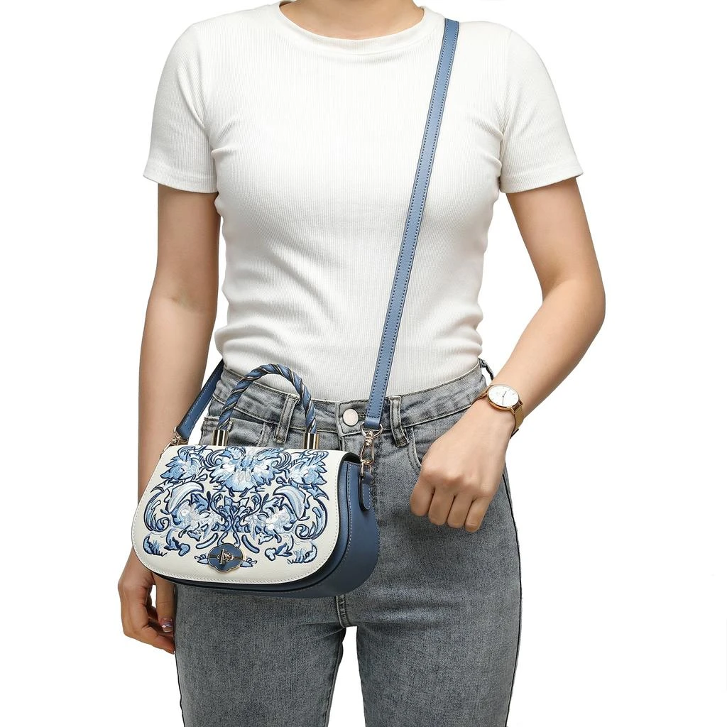 Tiffany & Fred Paris Tiffany & Fred Smooth Sewn Satchel/Shoulder Bag 3