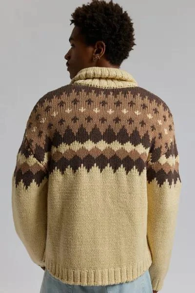 BDG BDG Tacoma Patterned Full Zip Cardigan 4