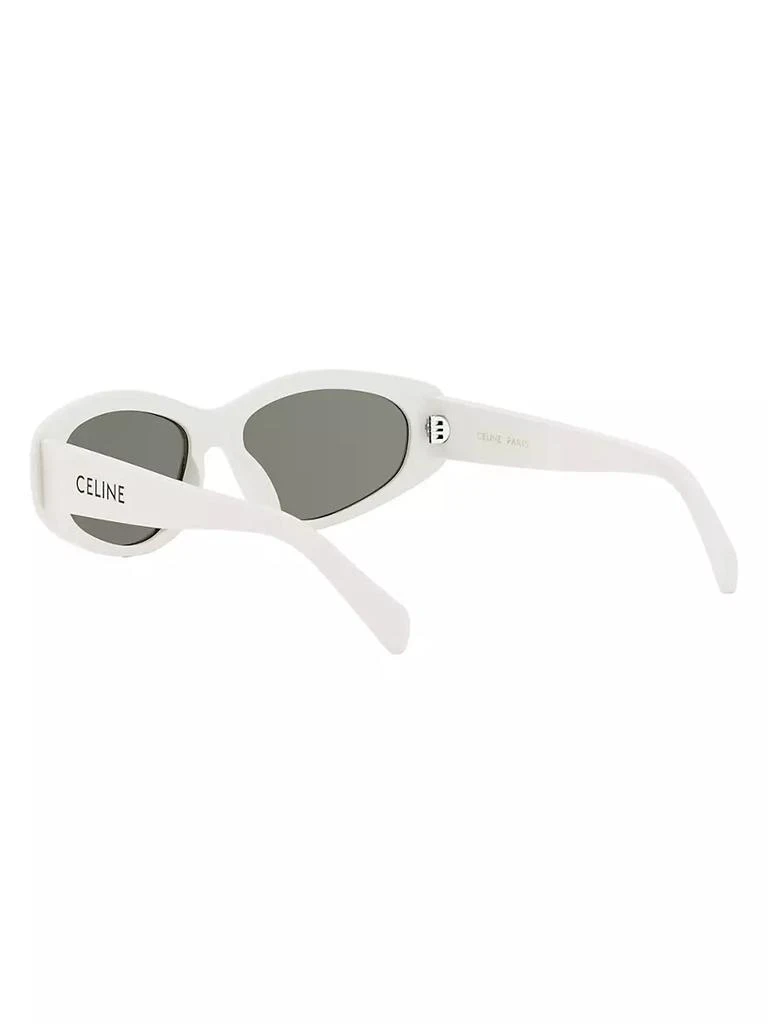 CELINE Monochroms 57MM Geometric Sunglasses 5