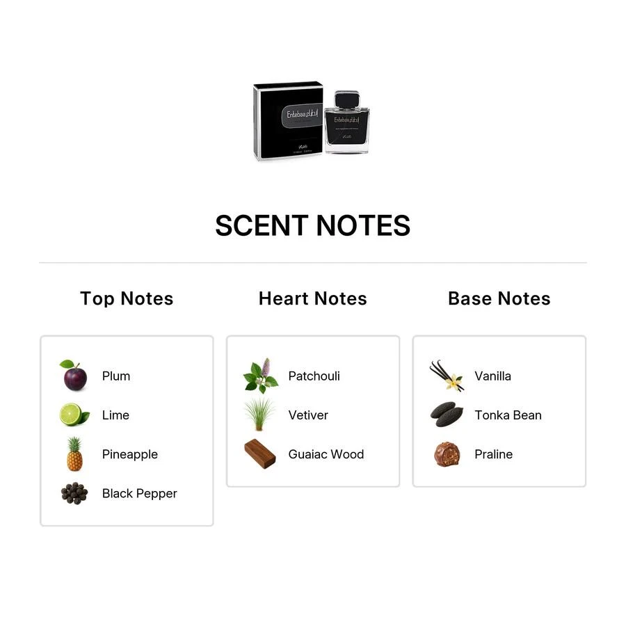 Rasasi Men
s Entebaa EDP Spray 3.4 oz Fragrances 614514228029 3