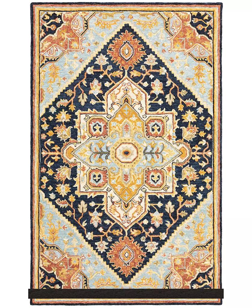 邦楽 DESTINATION Oriental Weavers Alfresco 28408 Navy 2'6