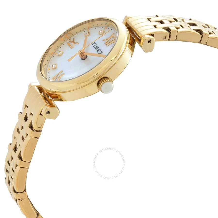 Timex Parisienne Quartz Crystal Mother of Pearl Dial Ladies Watch TW2T78900 2