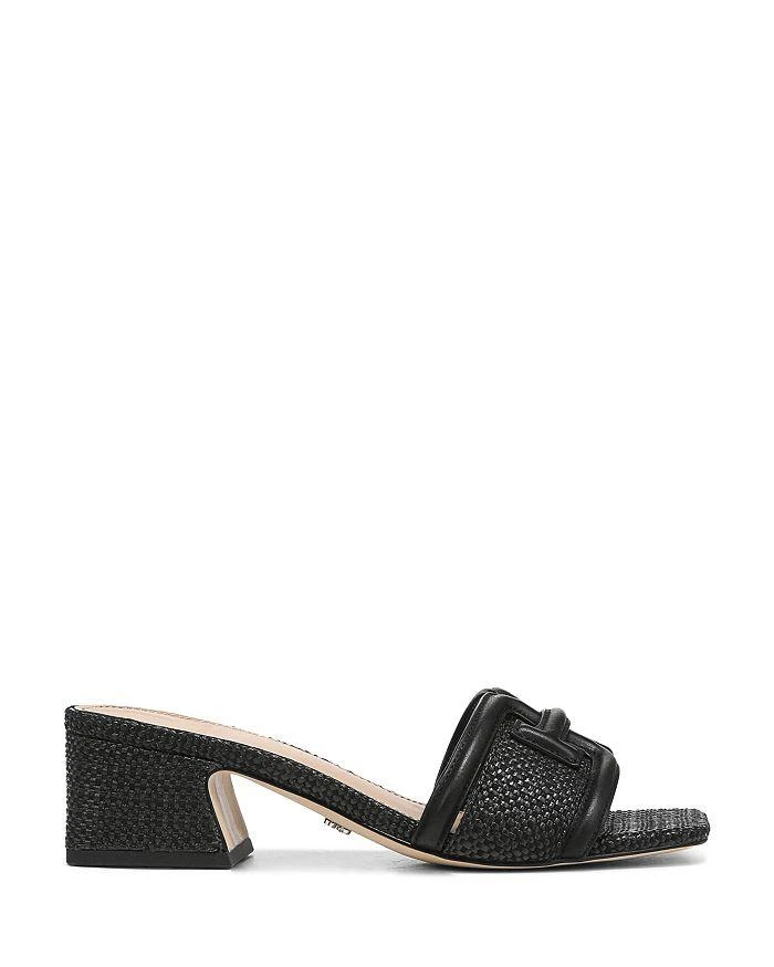 Sam Edelman Women's Waylon Square Toe Logo Block Heel Sandals 2