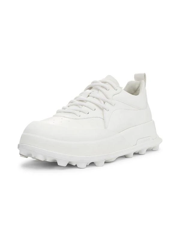 Jil Sander Orb Leather Sneakers 2
