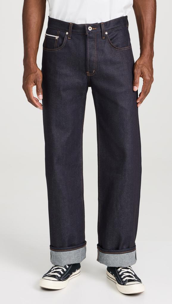 Naked & Famous Strong Guy Nightshade Stretch Selvedge Jeans