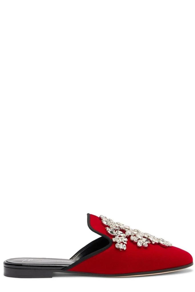 Giuseppe Zanotti Giuseppe Zanotti Crystal Embellished Flat Shoes 1