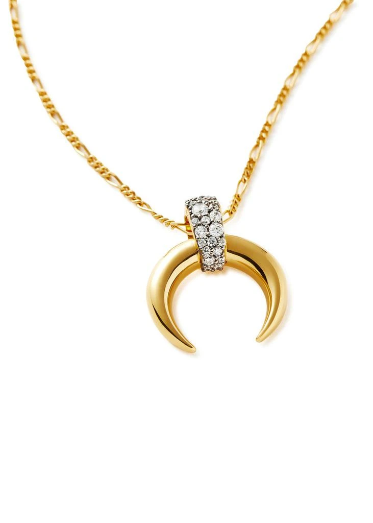 Missoma X Lucy Williams Horn 18kt gold-plated necklace 4