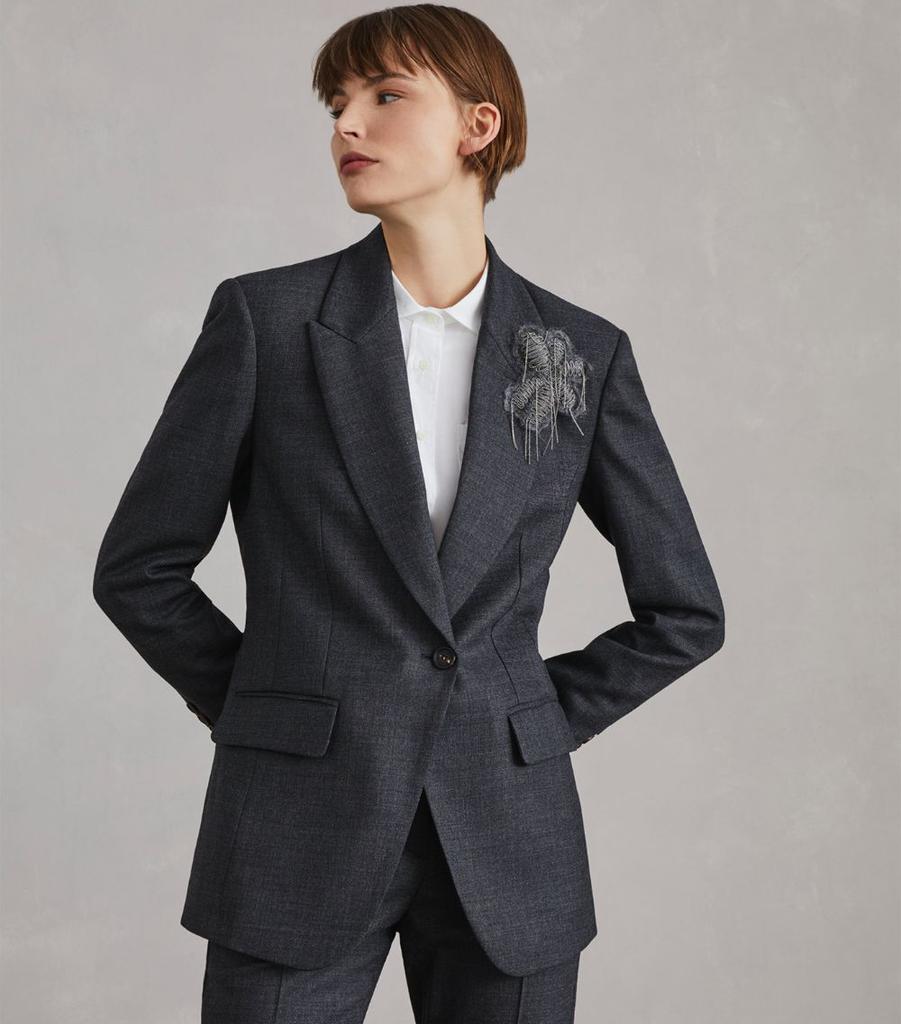 【関税＆送料込み】Brunello Cucinelli Wool Blend Blazer Jac Yak wool blazer in beige - Brunello Cucinelli | Mytheresa