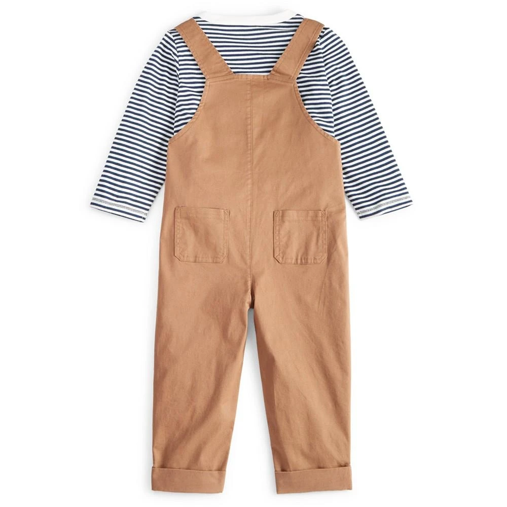 First Impressions Baby Boys Fox Overalls and T Shirt, 2 Piece Set, Created for Macy's 2