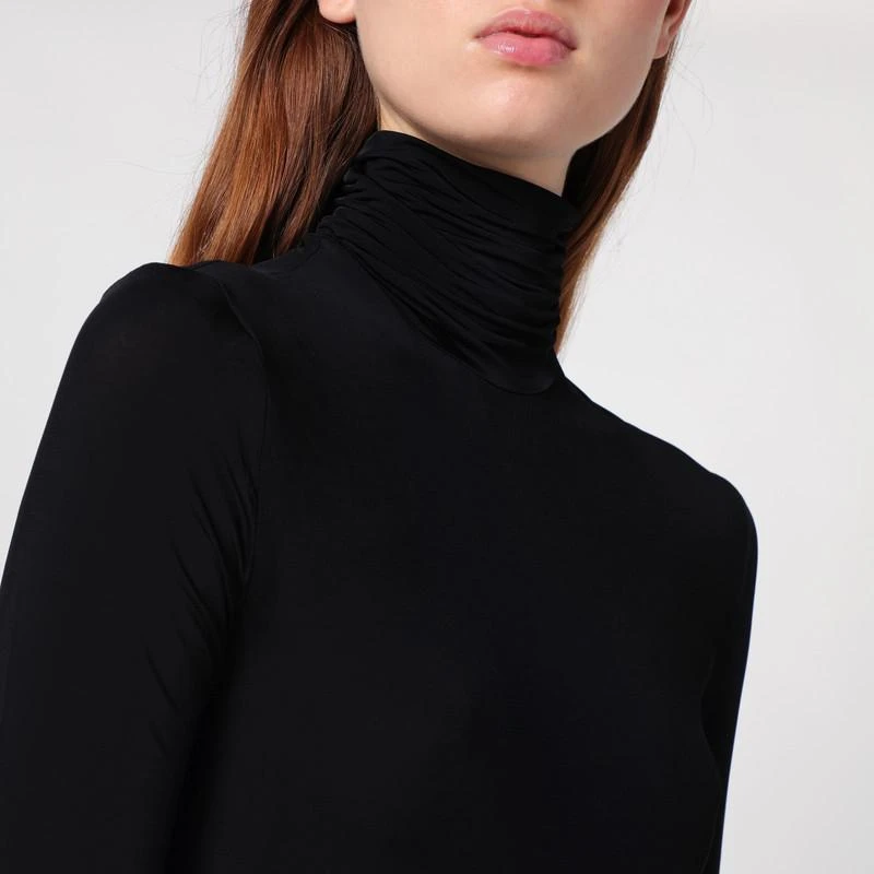 philosophy Black viscose turtleneck sweater 4