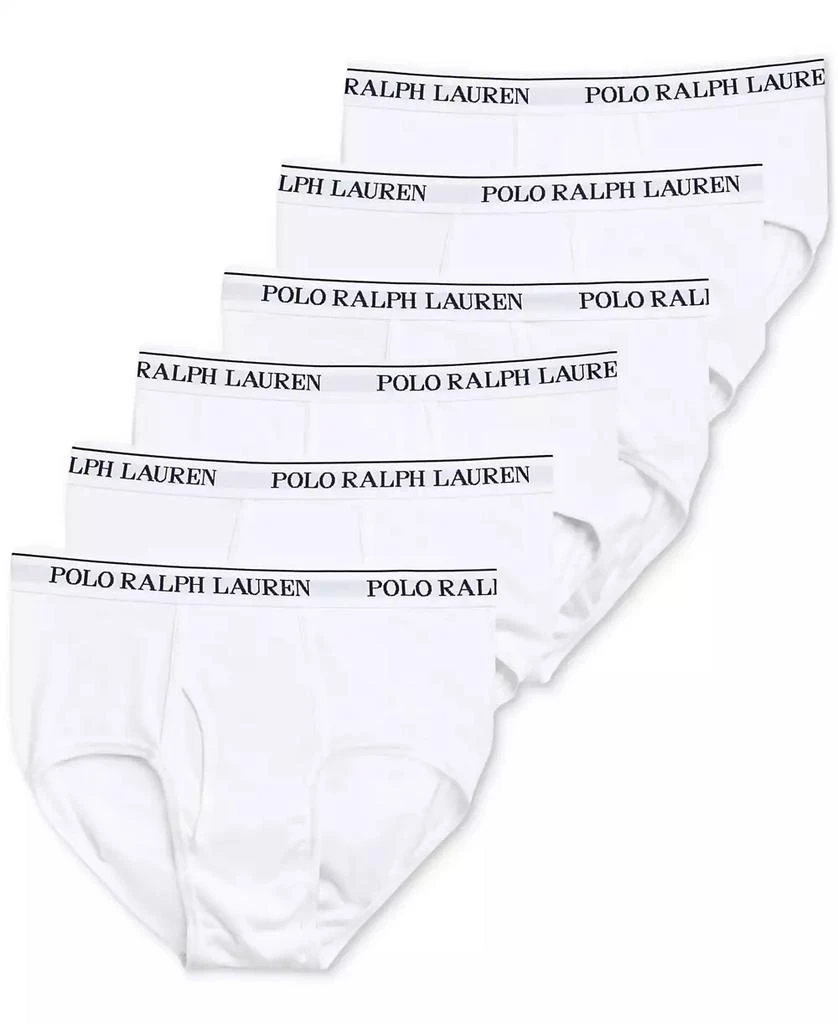 Ralph Lauren Men's 6-Pack Classic-Fit Midrise Briefs 1